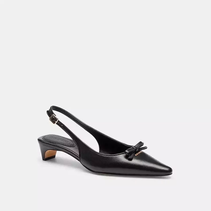 كعب كوتش Bow Slingback Heel