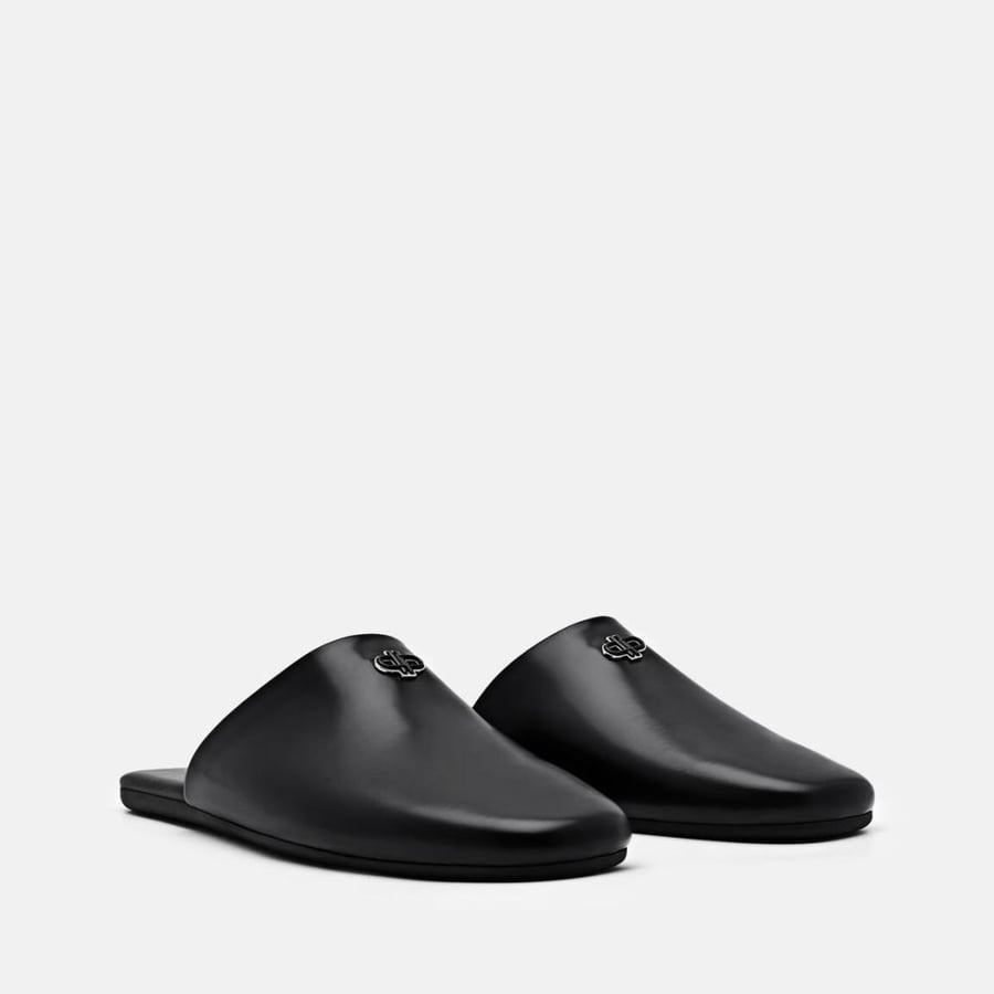 سليبر بيدرو Leather Mules