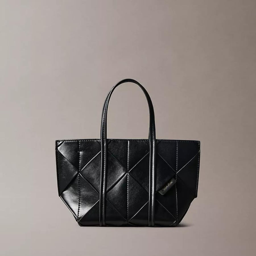 شنطه كالفن كلاين  Woven Mini Tote Crossbody Bag