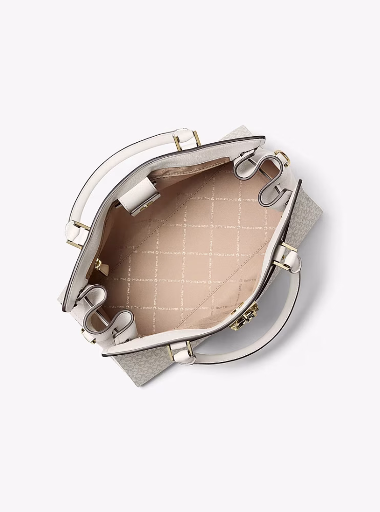 شنطه مايكل كورس Landon Medium Logo Satchel