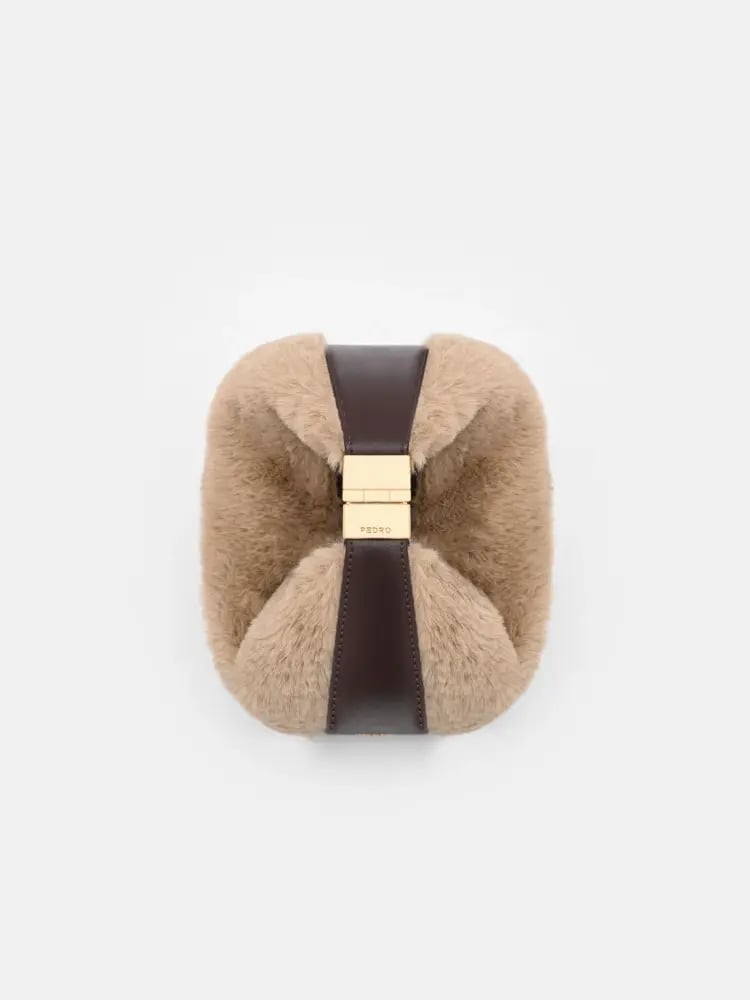 شنطه بيردو Faux Fur Jatte Shoulder