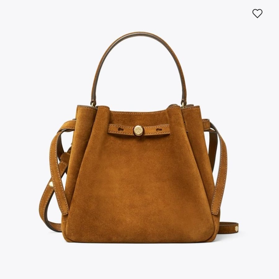 شنطه توري بورش  ROMY SUEDE BUCKET BAG