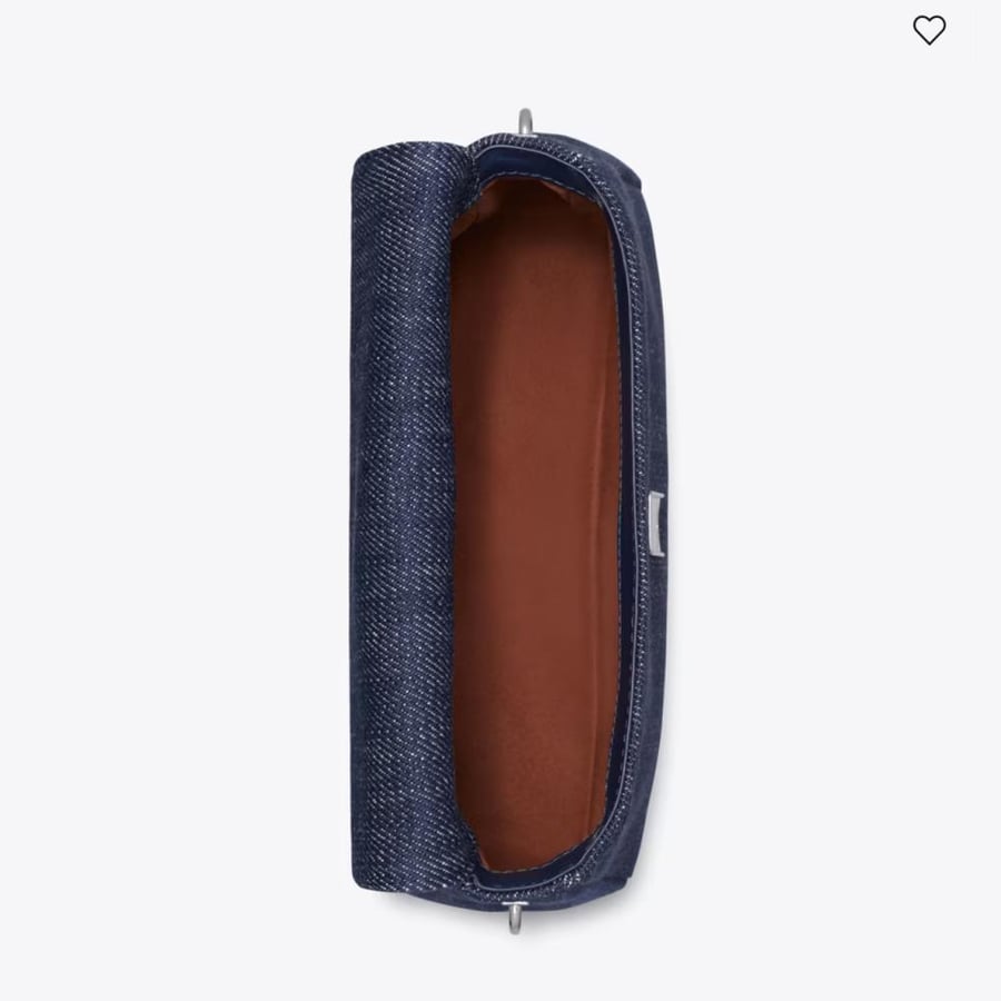 شنطه توري بورش الحجم الصغير SMALL CHARLIE DENIM SHOULDER BAG