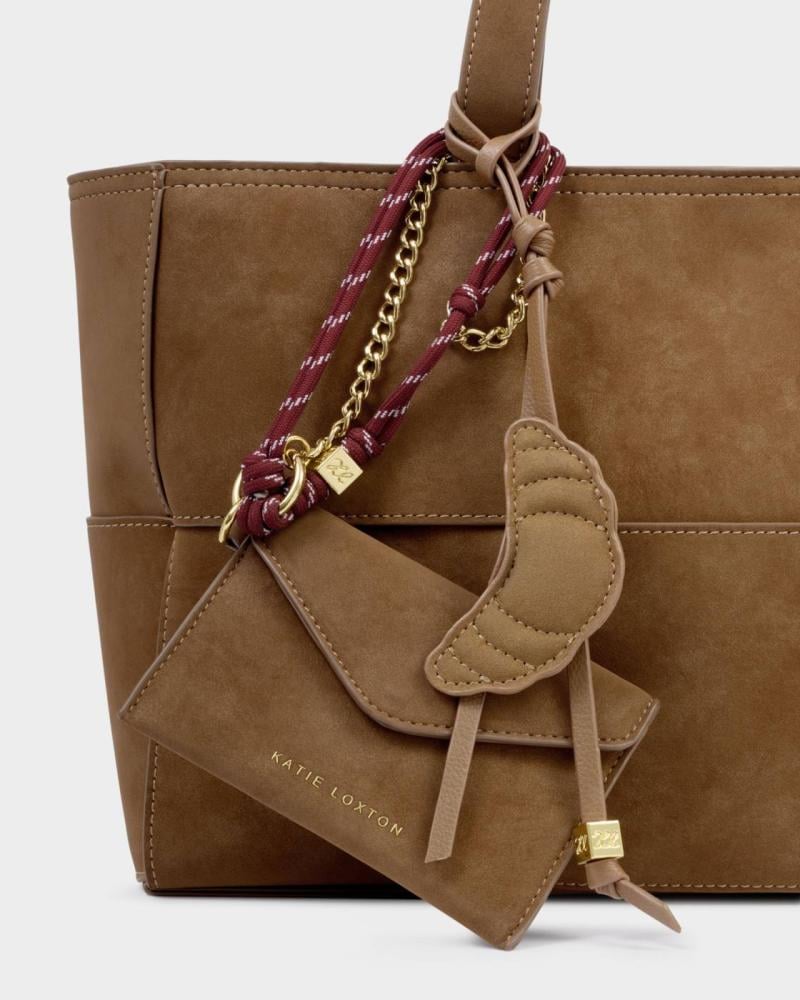 Taya Hand Woven Suedette Tote Bag
