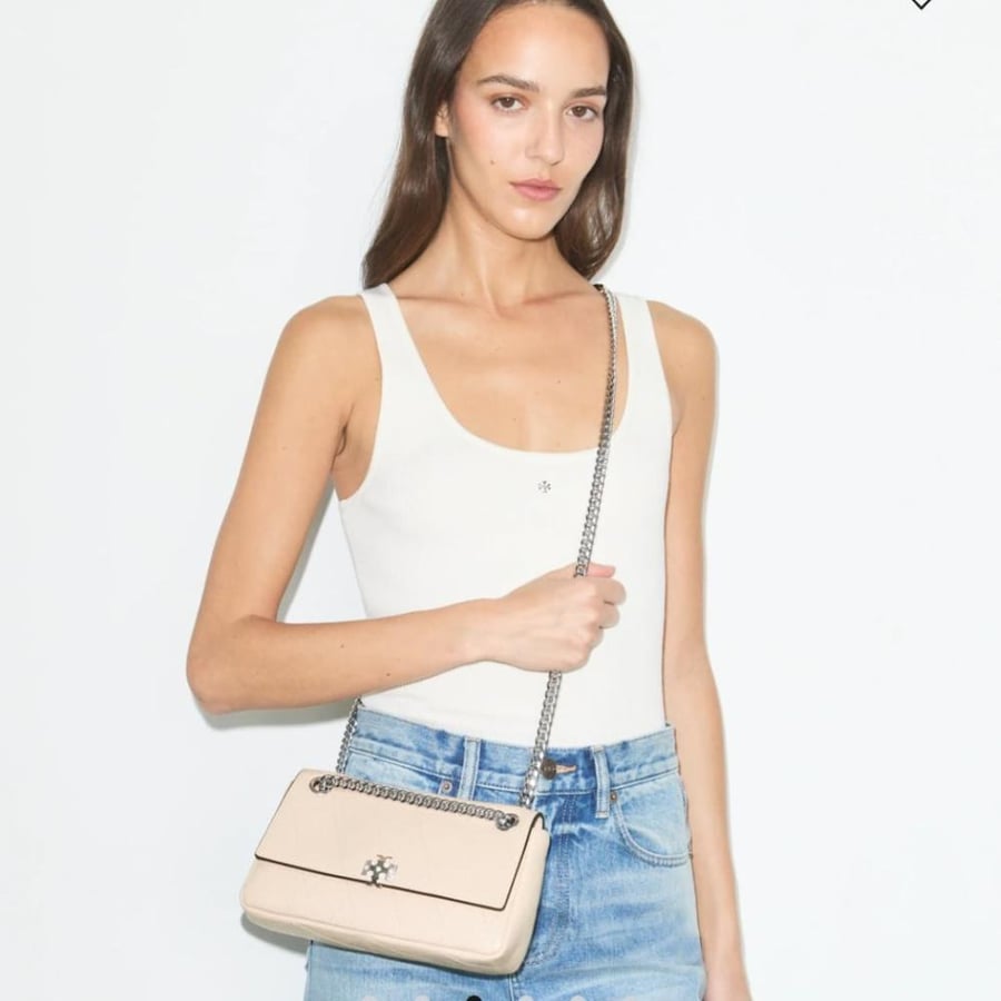 شنطه توري بوتيك الحجم الصغير SMALL CHARLIE QUILTED SHOULDER BAG
