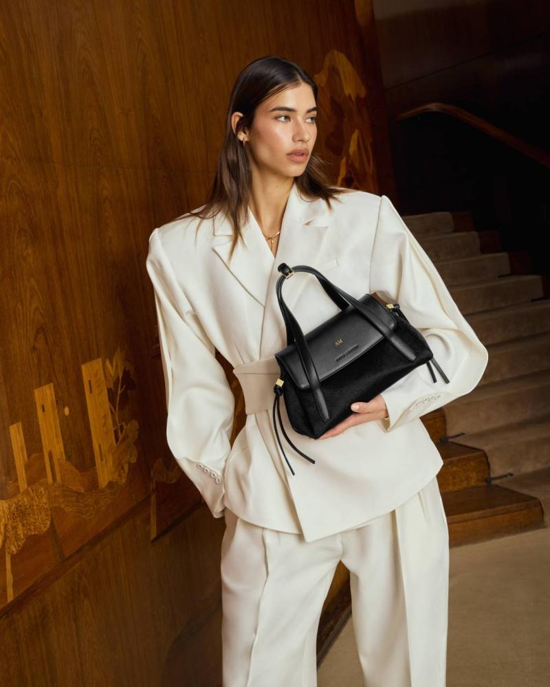 Alyssa Faux Pony Top Handle Bag
