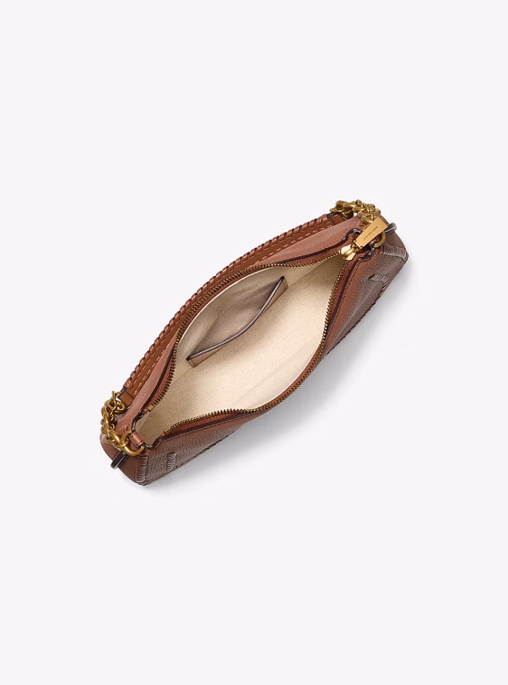 شنطه مايكل كورس Nolita Medium Whipstitched Pebbled Leather Chain Pochette