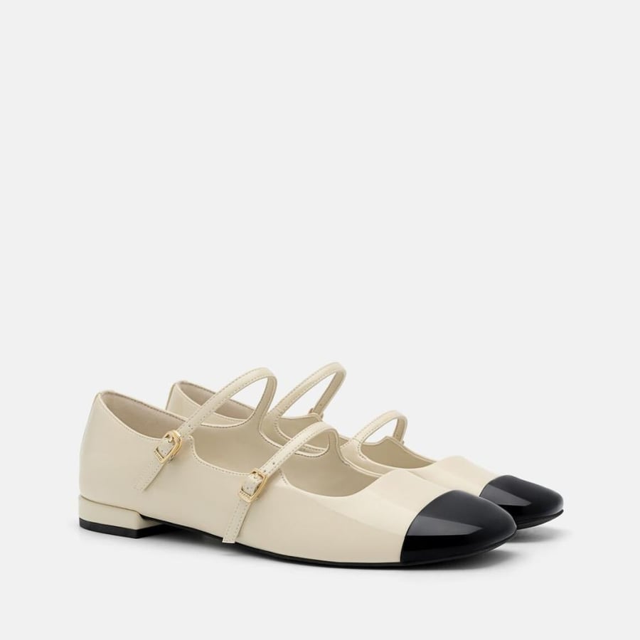 حذاء بيدرو Cap-Toe Ballerina Flats