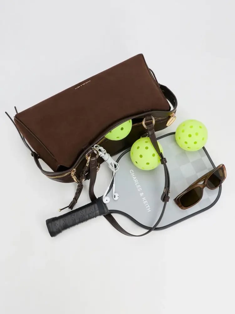 شنطه تشارلز آند كيث الميديم Haylen Braided-Charm Tote