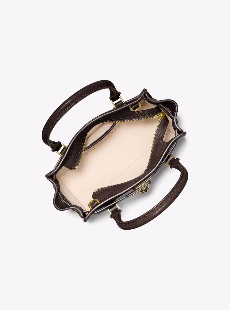 شنطه مايكل كورس  Hamilton Extra-Small Leather Crossbody Bag
