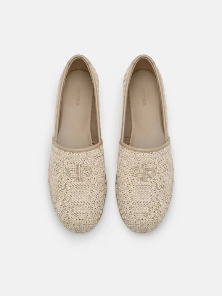 حذاء بيدرو Raffia loafers