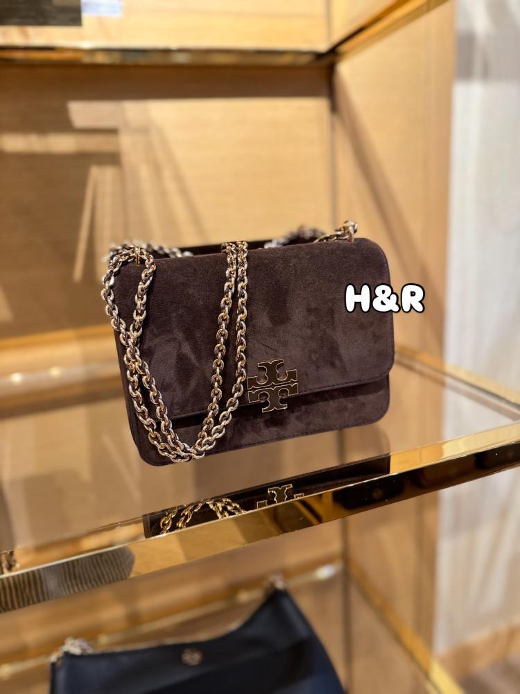 حقيبة توري بورش  Britten Shiny Embossed Small Shoulder Bag