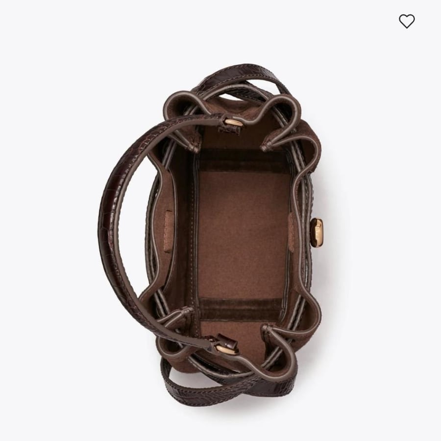 شنطه توري بورش ميني MINI ROMY SUEDE BUCKET BAG
