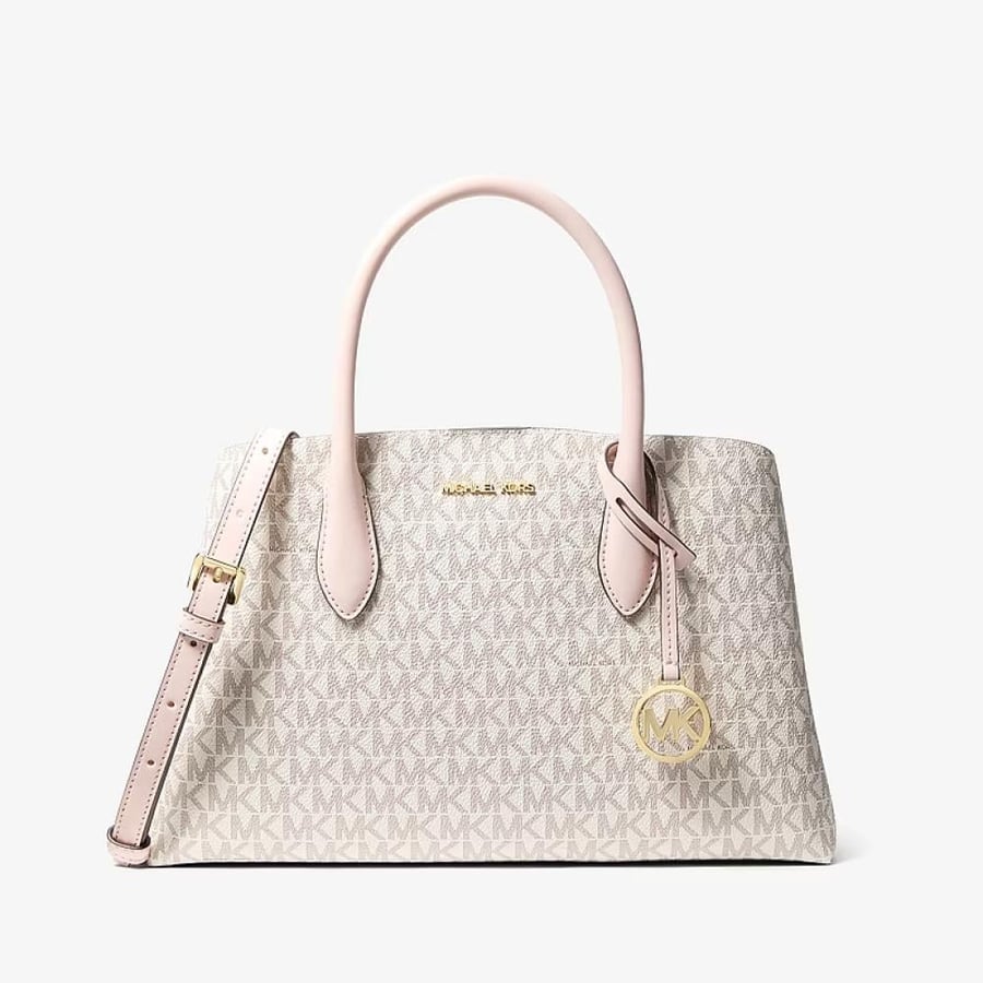 شنطه مايكل كورس Maya Medium Signature Logo Satchel