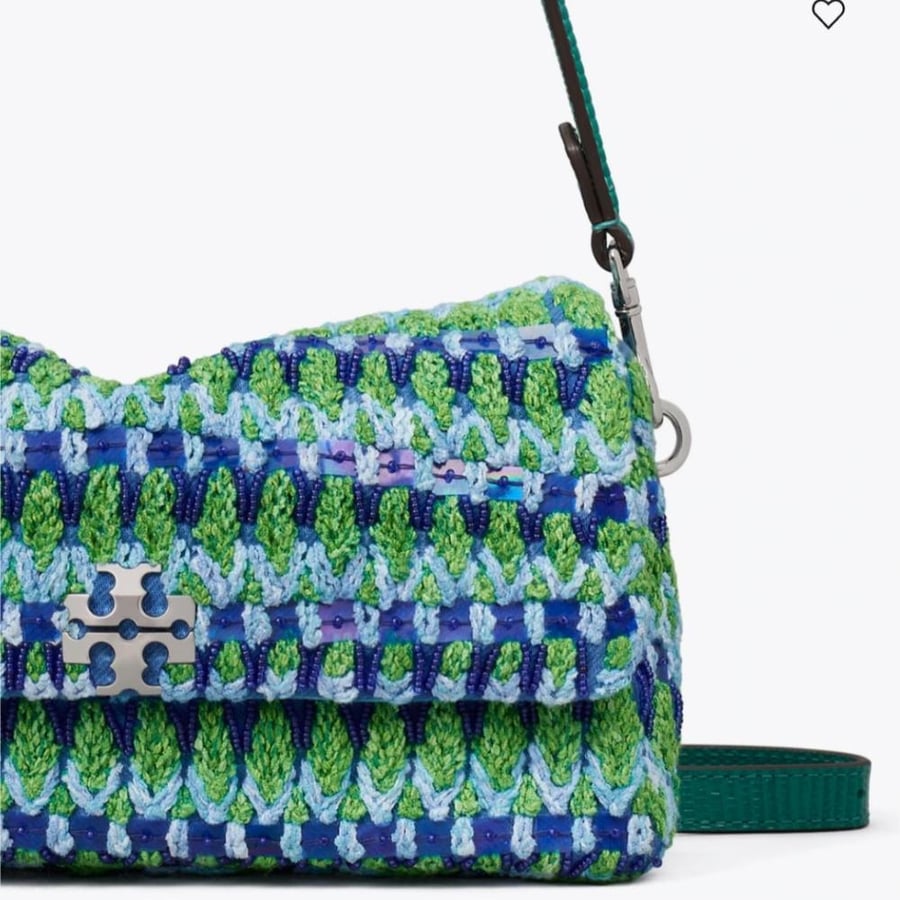 SMALL CHARLIE BEADED SHOULDER BAG شنطة توري حجم صغير