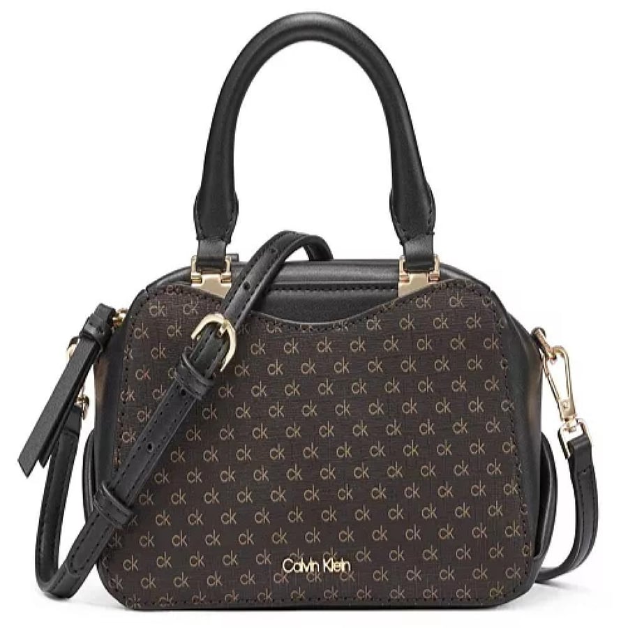 شنطه كالفن كلاين ميديم Akari Signature Medium Crossbody Handbag