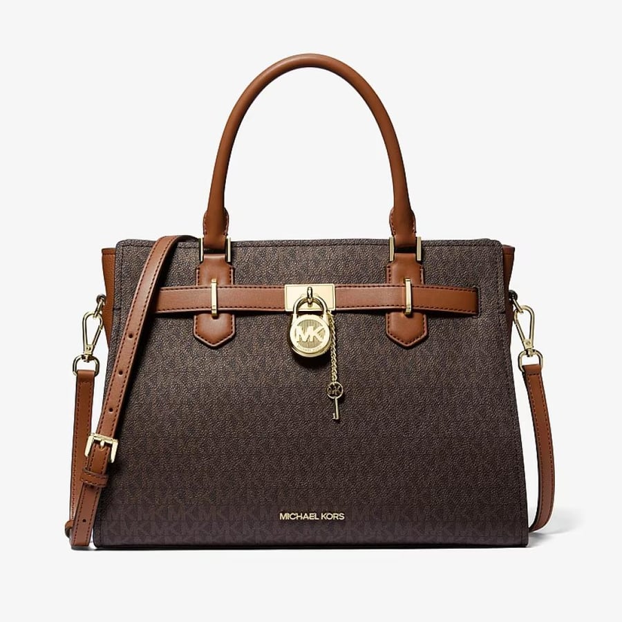 شنطه مايكل كورس Landon Medium Logo Satchel