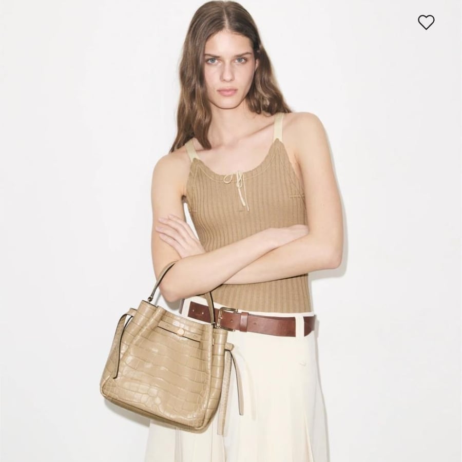 شنطه توري بورش ROMY NUBUCK BUCKET BAG