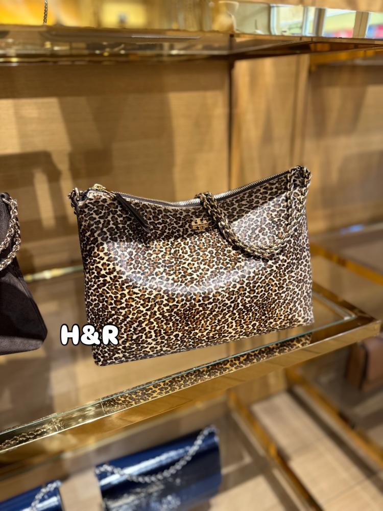 حقيبة توري بورش Britten suede zip shoulder bag