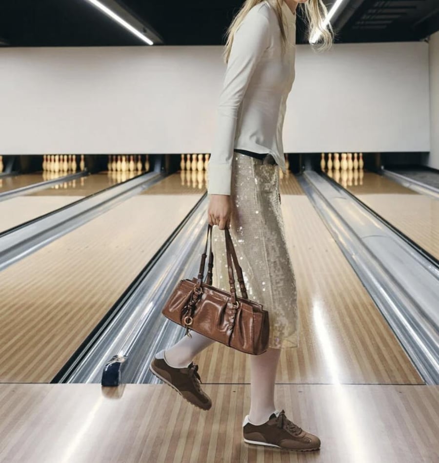 Britton Elongated Shoulder Bag - Chocolate - Charles & Keith