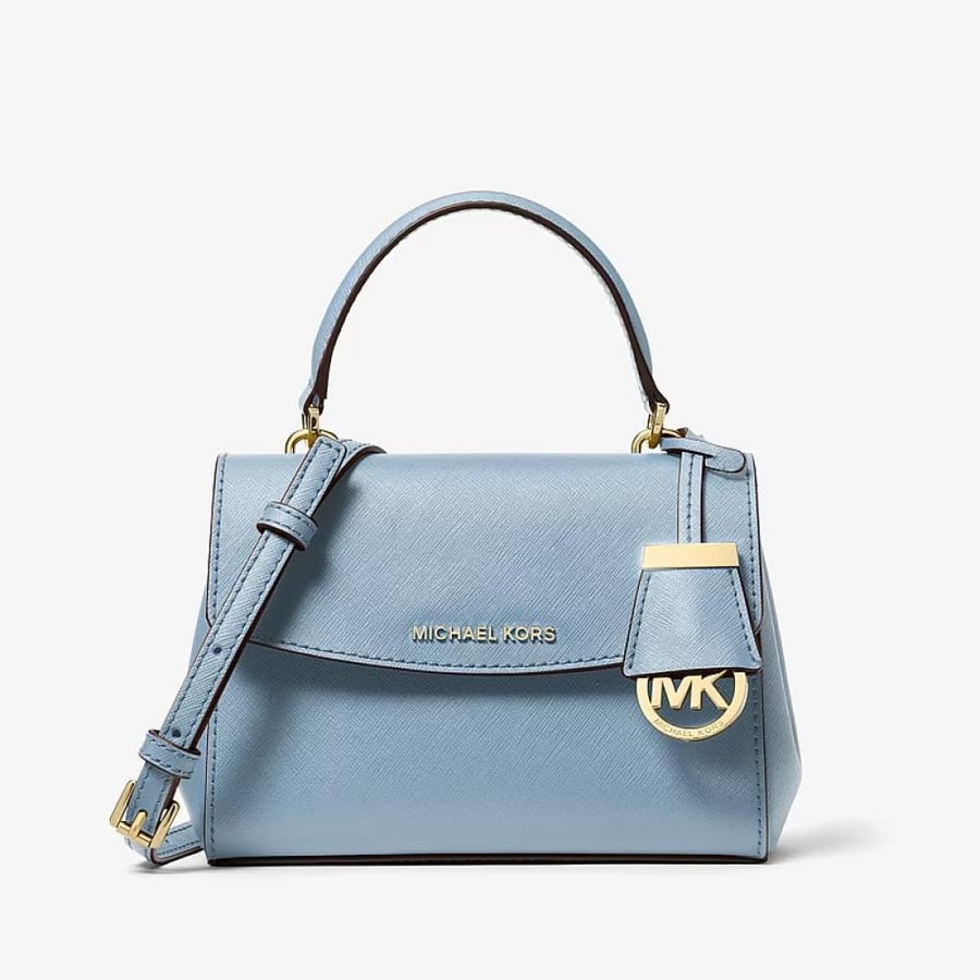 شنطه مايكل كورس Ava Extra-Small Saffiano Leather Crossbody