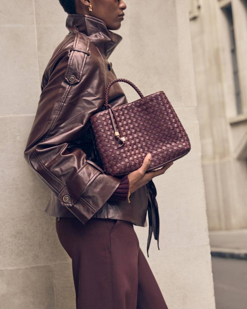 Nova Hand Woven Top Handle Bag