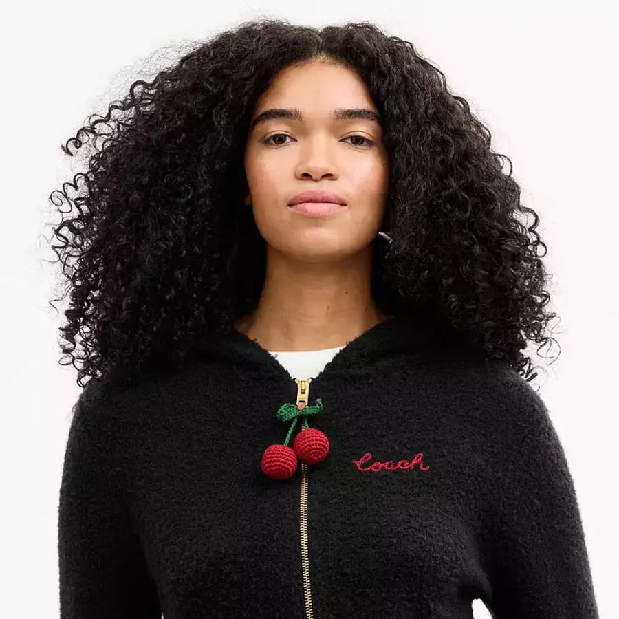 كارديجان مايكل كورس Cherry Charm Knit Hoodie