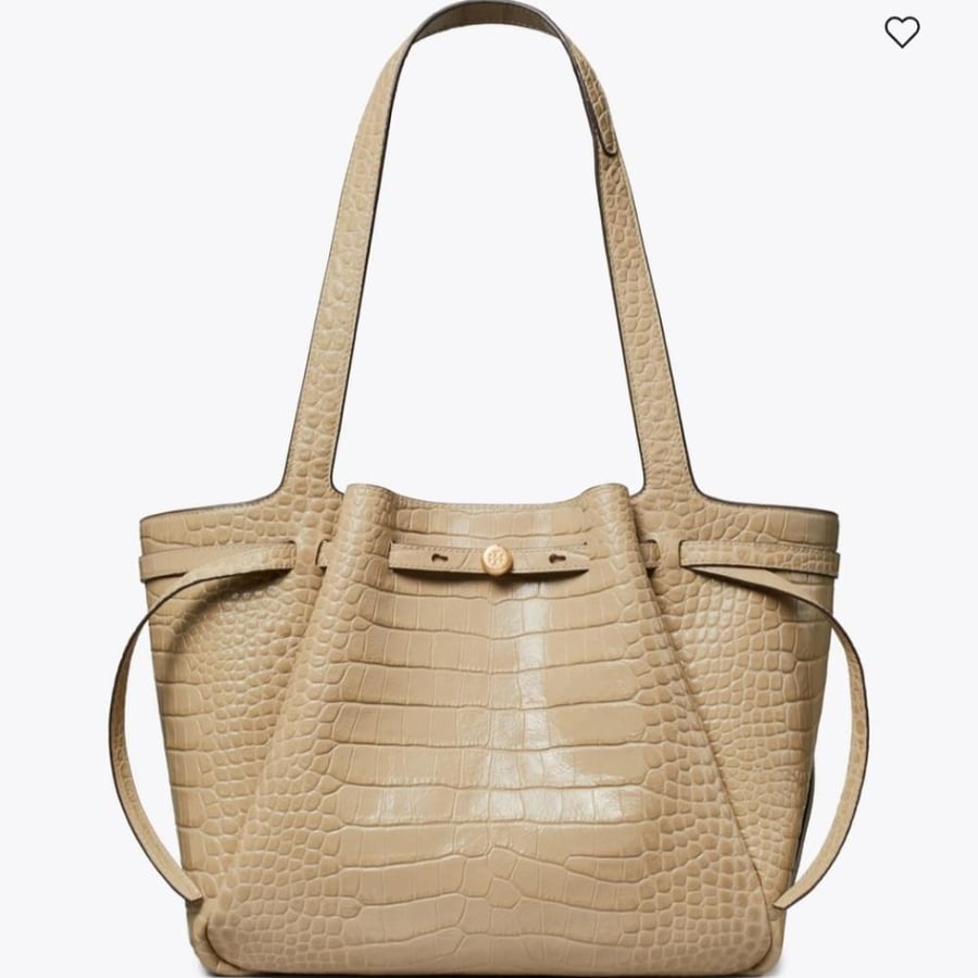 شنطه توري بورش  ROMY CROC-EMBOSSED TOTE