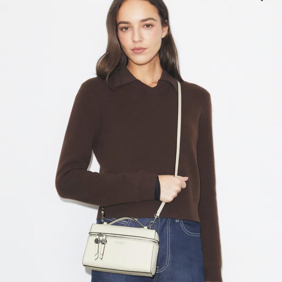 شنطه تورى بورش SLIM ROMY TOP HANDLE BAG