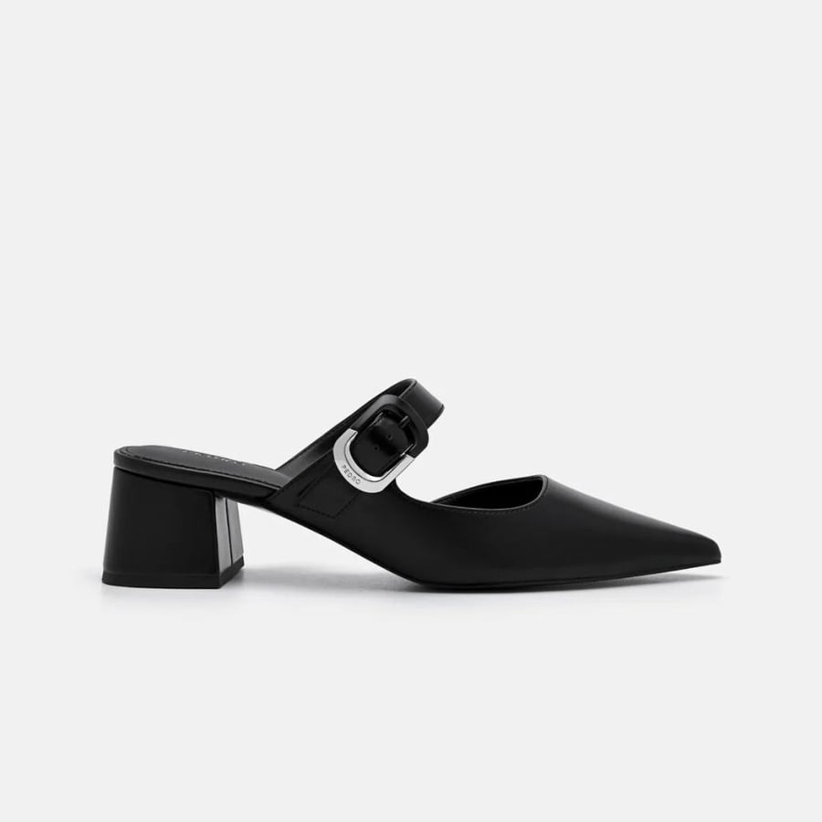 حذاء بيدرو كعب 4.5 سم Bridget Heel Mules