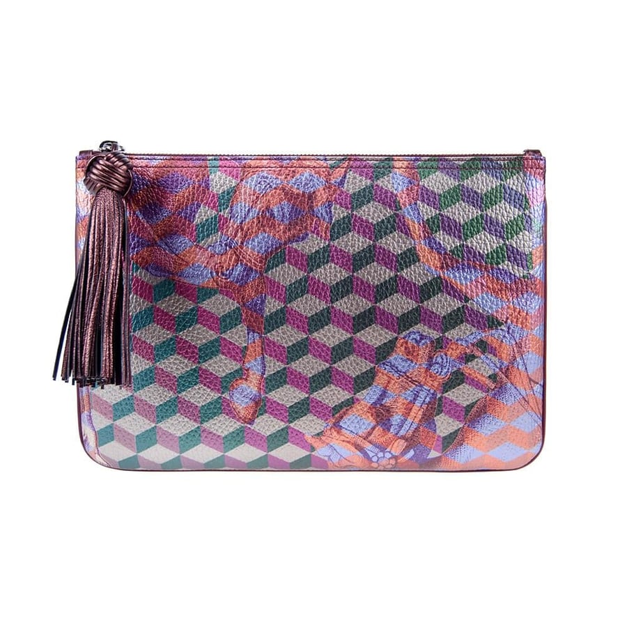 باوتش لاب نوار TASSEL POUCH Cheval Bordeaux Met