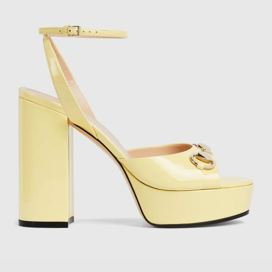 Gucci heel 11.5 cm Sandal platform with Horsebit for women
