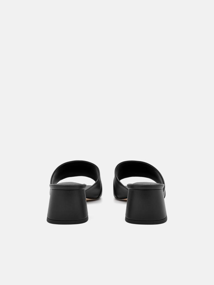 كعب  بيدرو 4.5 سم Leather Heel sandals