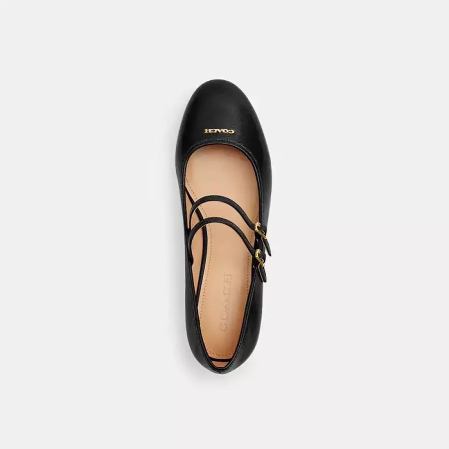 كعب كوتش  1.5 سم Double Buckle Block Heel Mary Jane
