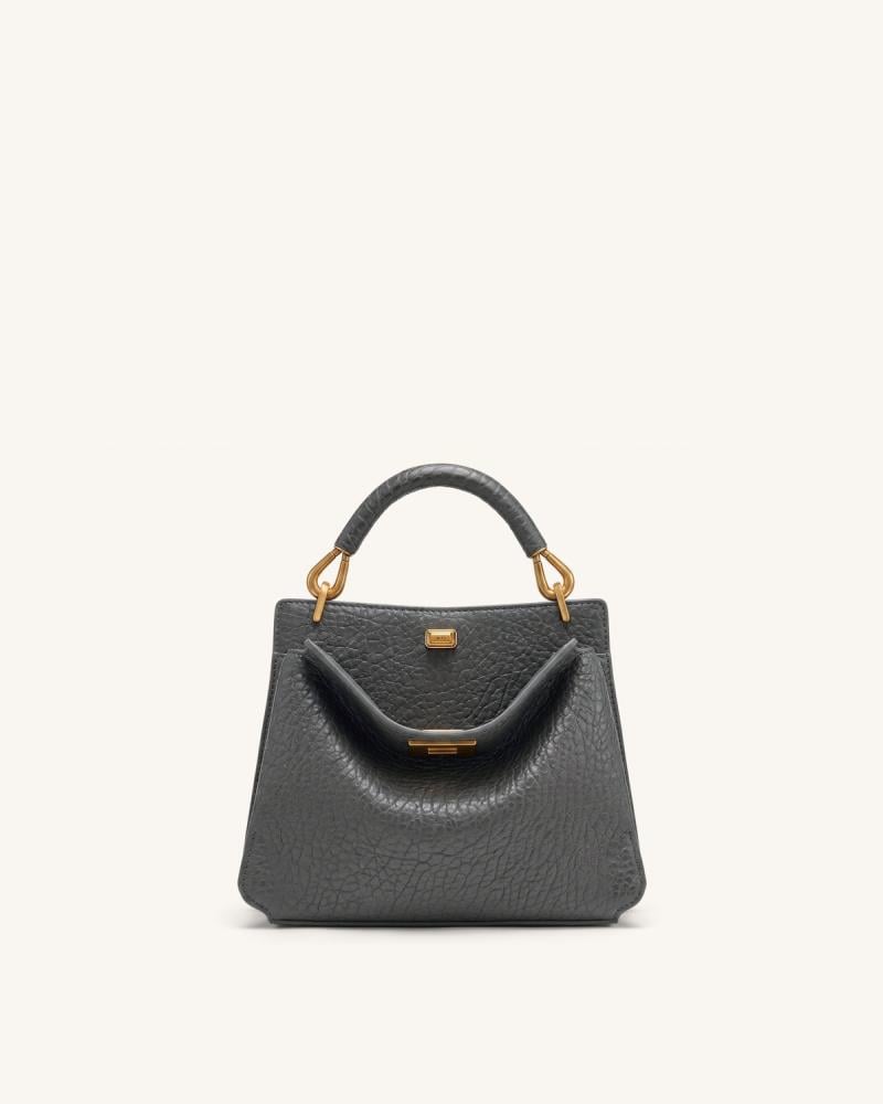 شنطه JW PEI Lucia Elephant-Effect Top Handle Bag