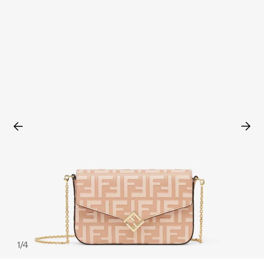 فندي FF Diamonds chain wallet