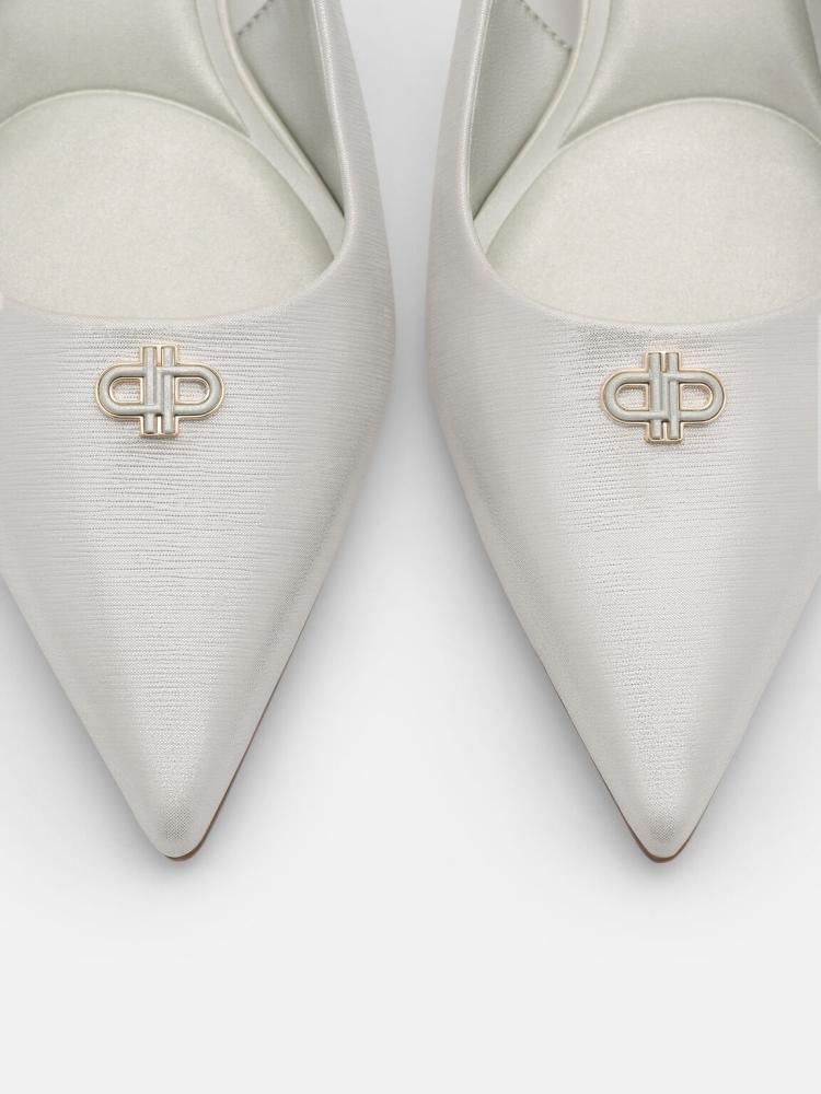 كعب بيدرو 4.5 سم Leather Slingback Heel Pumps
