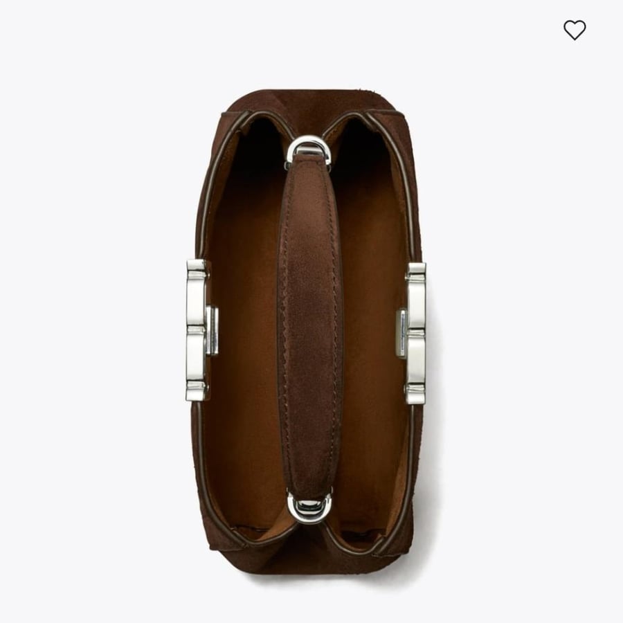 شنطه توري بورش  MINI ELEANOR SUEDE SATCHEL