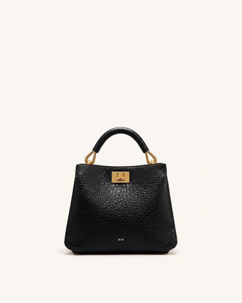 شنطه JW PEI Lucia Elephant-Effect Top Handle Bag