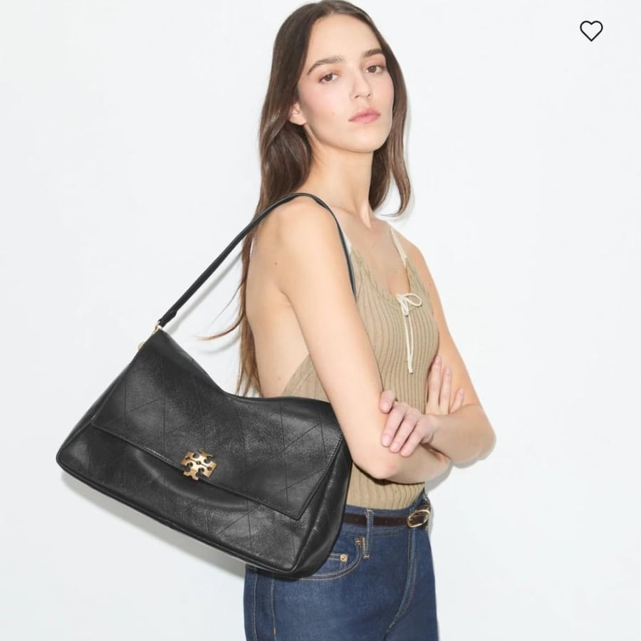 شنطه تورى بورش LARGE CHARLIE QUILTED SHOULDER BAG