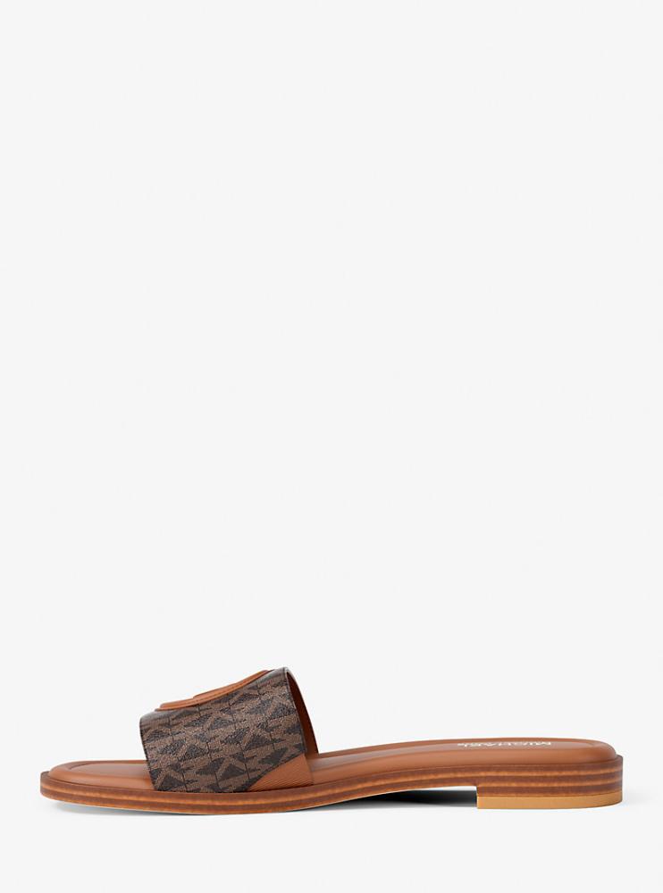 سليبر مايكل Carissa Signature Logo Slide Sandal