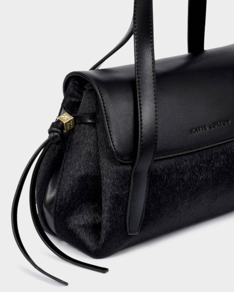 Alyssa Faux Pony Top Handle Bag