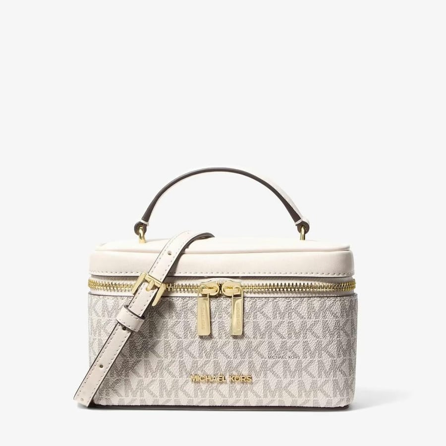 شنطه مايكل كورس Vivi Small Signature Logo Vanity Crossbody Bag
