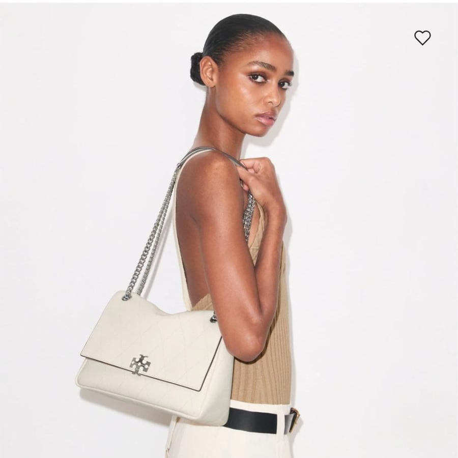 شنطه تورى بوتيك الحجم الكبير CHARLIE QUILTED SHOULDER BAG