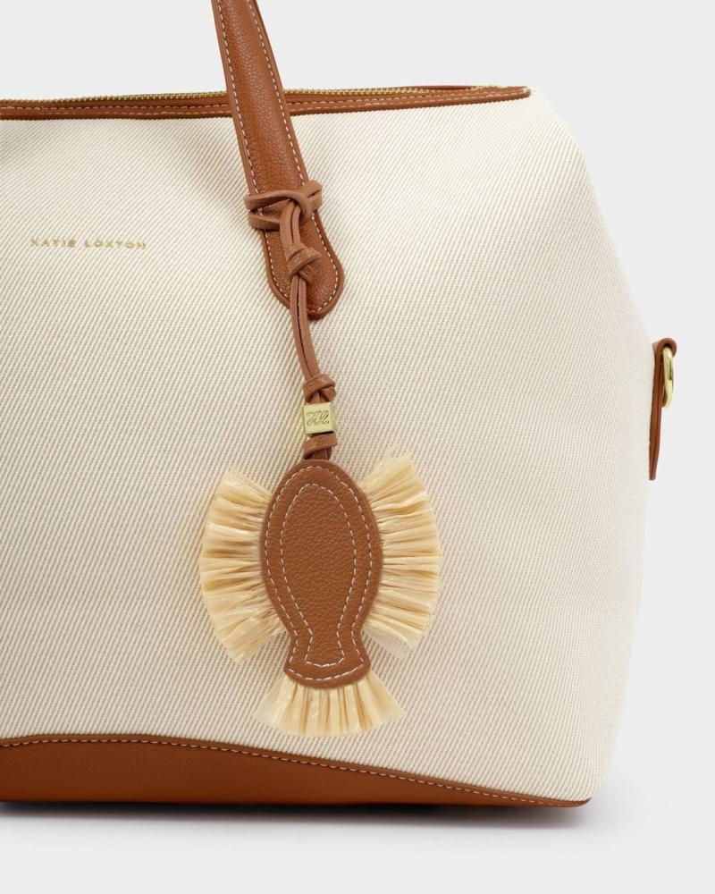 تعليقه كاتي لوكستون Raffia Fish Bag Charm