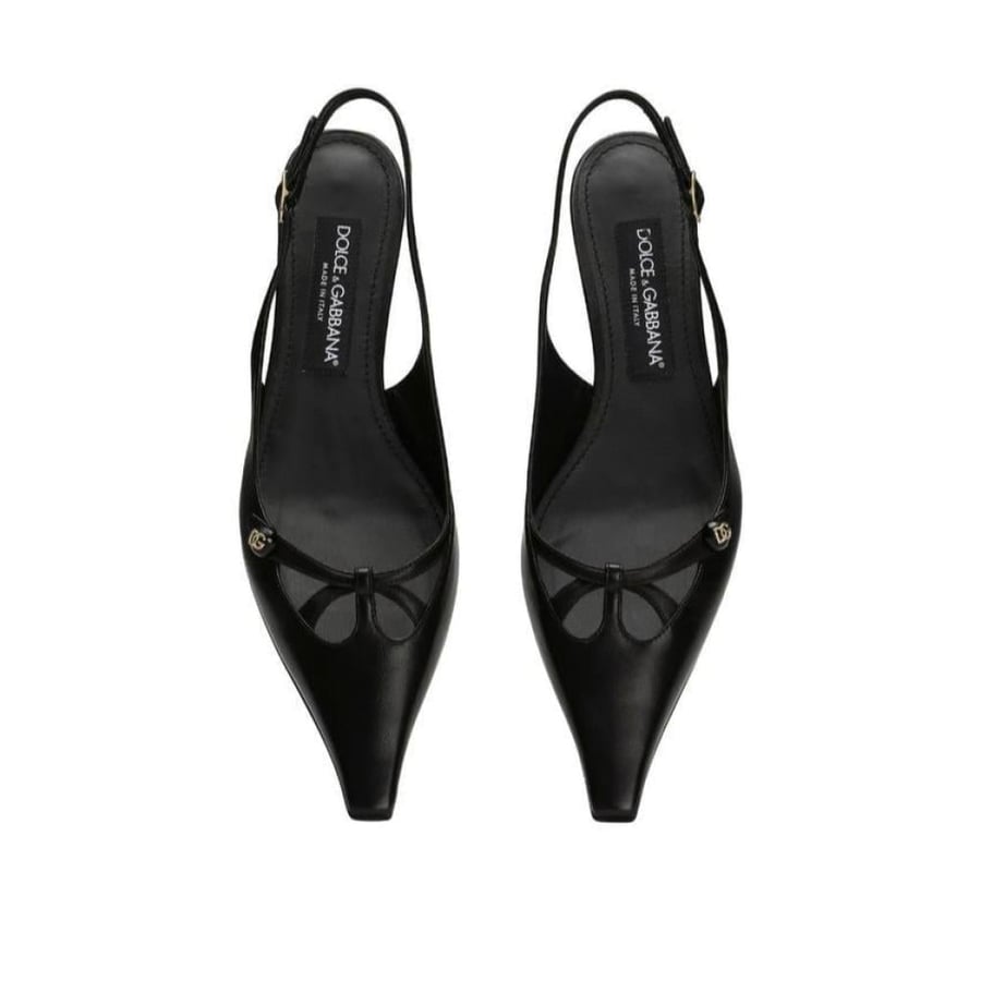 كعب دوليتشى آند غبانا 3 سم Nappa leather slingback