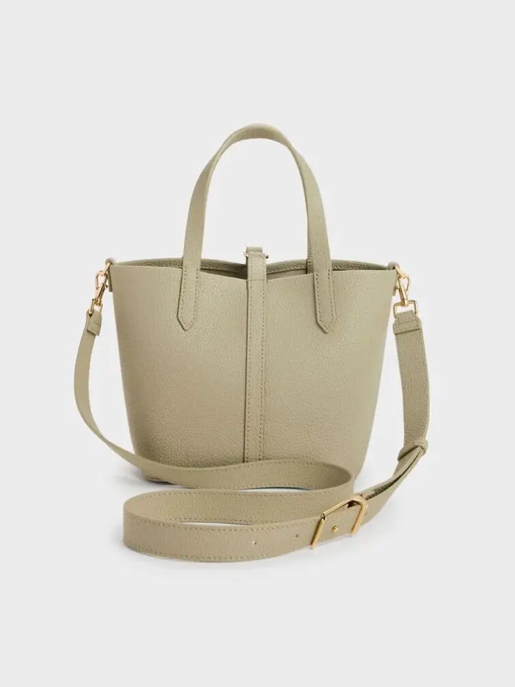 Charles & Keith Beryl Belted Bucket bag