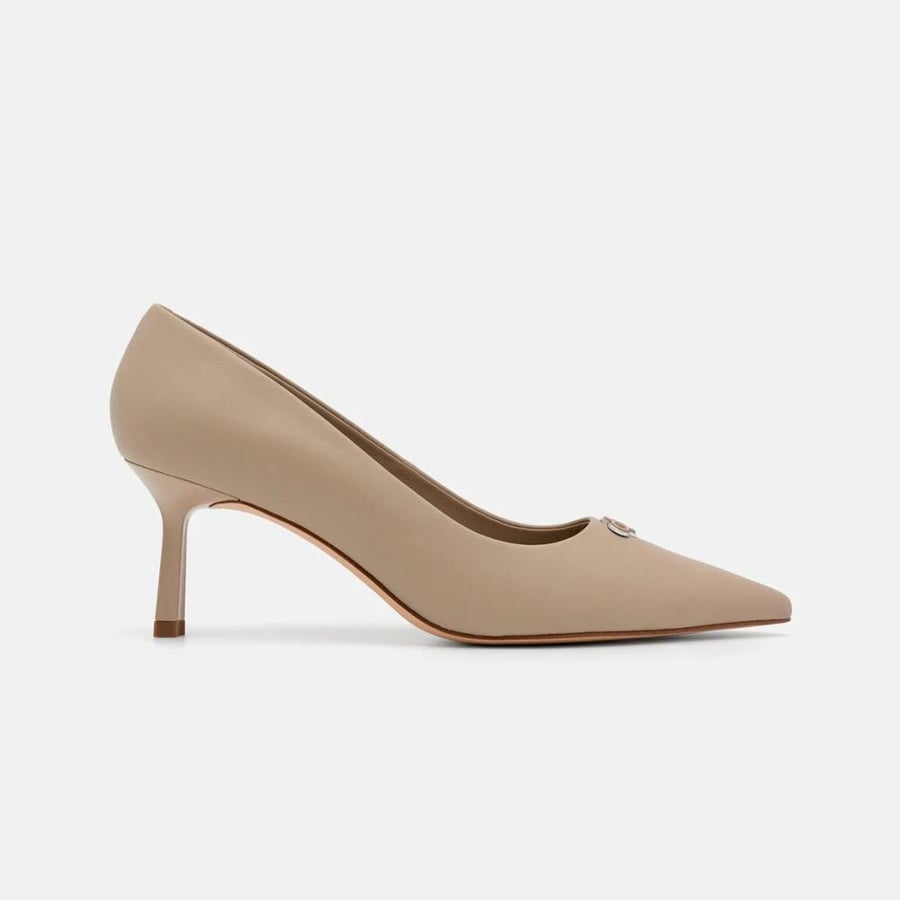 كعب  بيدرو 6.5 سم Leather Heel Pumps