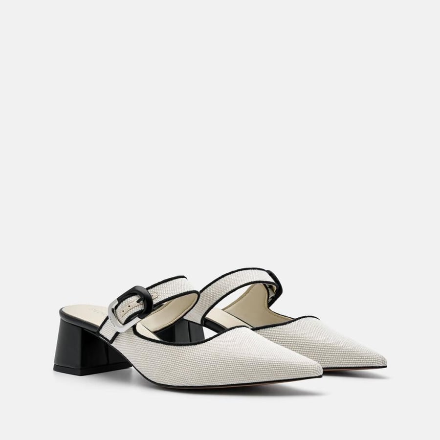 حذاء بيدرو كعب 4.5 سم Bridget Heel Mules