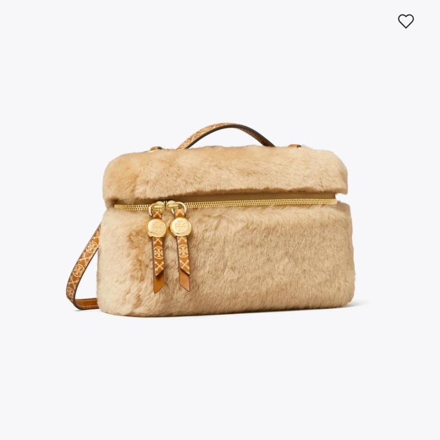 شنطه توري بورش ROMY SHEARLING SLIM TOP HANDLE BAG